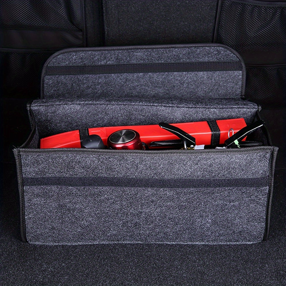 1pc Lightweight Folding Car Organizer, Space Saving Portable Organizer