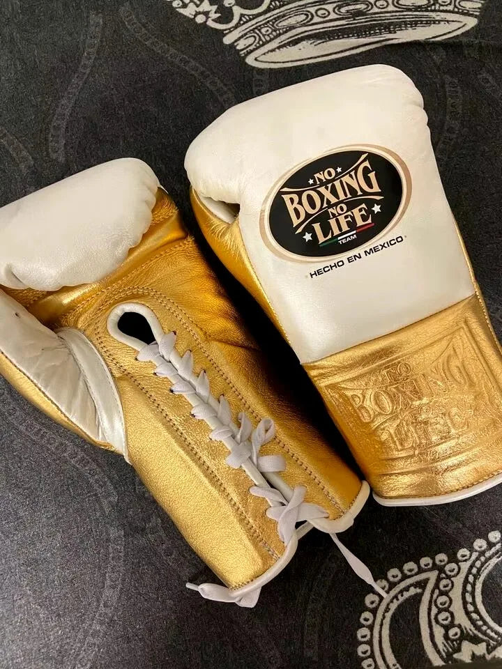 High Quality Customised Genuine Leather MMA Sanda Boxing Gloves Professional Lightweight Training Sparring Fight Gloves No