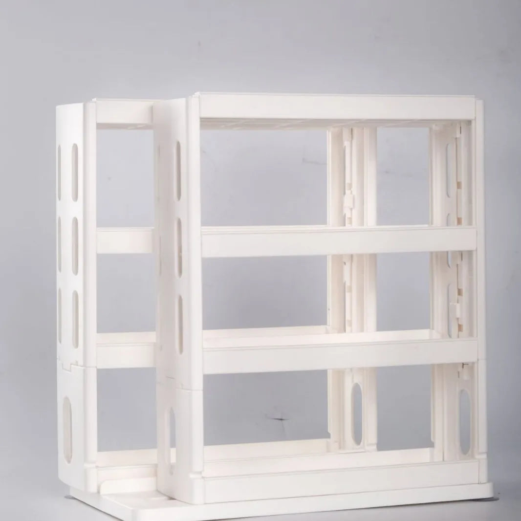 AMZ Bset Sale Cabinet Folding Spice Jar Rack 4 Layers Seasoning Storage Rack European Seasoning Kitchen Rotary Storage Rack