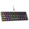TMICE 61 Keys 60 Percent Wired Mechanical Keyboard 60% RGB Gaming Keyboard for Computer PC Keyboard with Backlit