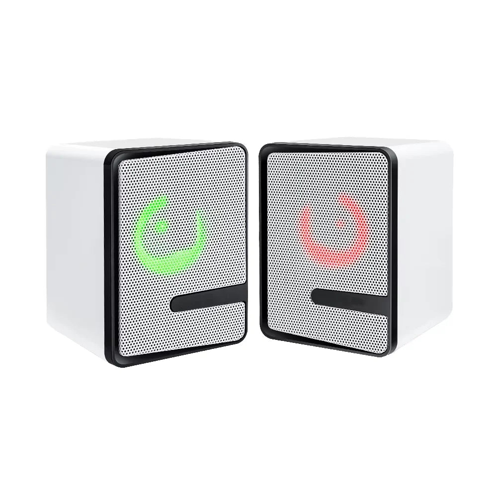 Dust-proof New Trending Wired Audio System RGB Light Desktop Wired 2.0 USB Laptop/PC Computer Speakers for Gaming