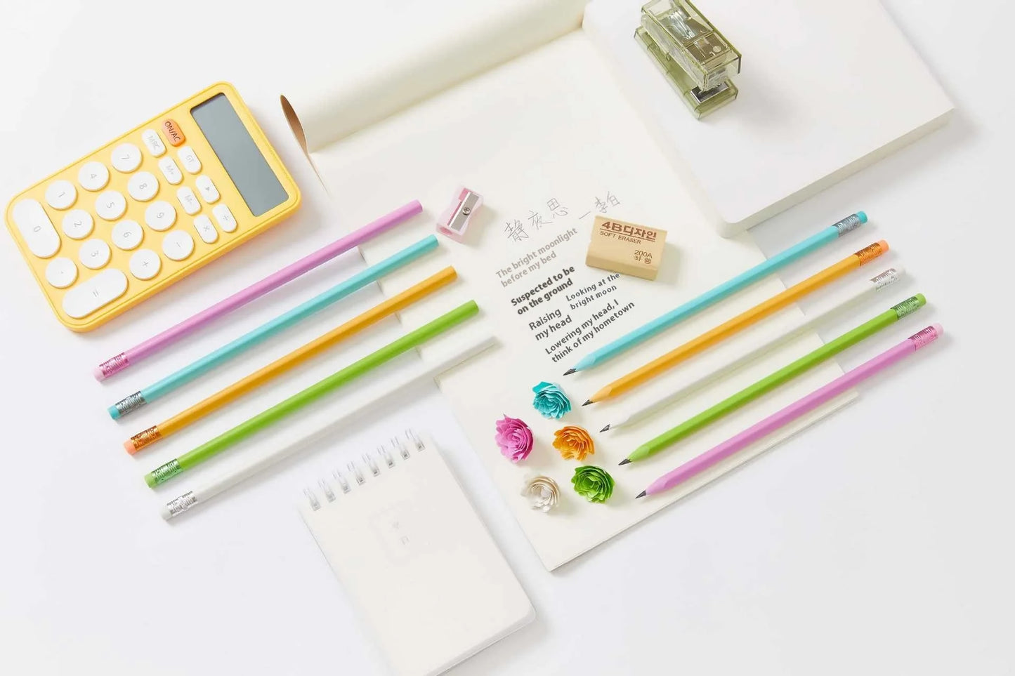 Zhenglin Macaron HB Plastic Promotional Use Pencil Cross-Border E-Commerce Bulk Environmentally Friendly Rubber Standard Pencils