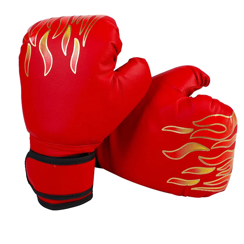 Boxing Gloves Breathable PU Leather Fighting Gloves Kids Boxing Training Kickboxing Gloves for Gym Indoor Outdoor Sport