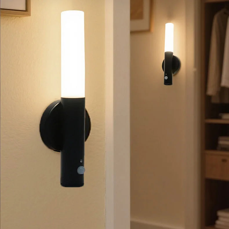 Smart Motion Sensor Night Light Rechargeable Magnetic Wall Lamp LED Induction Light for Corridor Bedroom Stair Hallway Bathroom