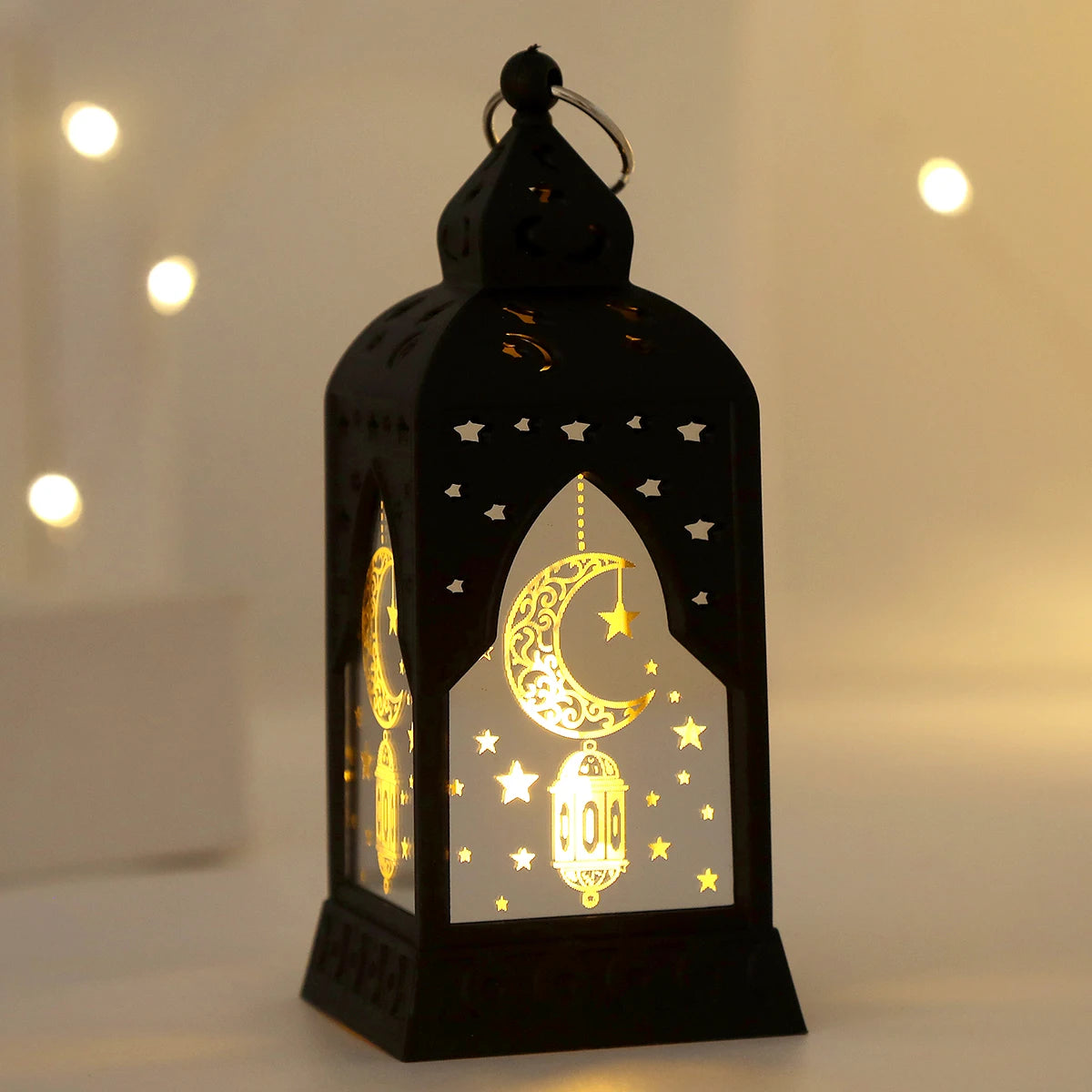 2026 Ramadan Decoration LED Lantern Light Eid Mubarak Star Moon Castle Lights Islamic Muslim Party Ornaments Eid Al-Fitr Gifts