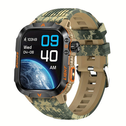 QTLLBT 2024New Smart Watch (Answer/Call) Outdoor Sports Watch LED Altimeter Barometer 100+ Sports Modes 600mAh Battery Multimedia Message Viewing Weather Pedometer Fitness Tracker For Android Phone Gift