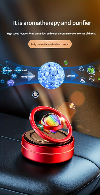 Solar Rotation, Aromatherapy Air Freshener Car, Perfume Solar Diffuser Car Aromatherapy Car Air Freshener