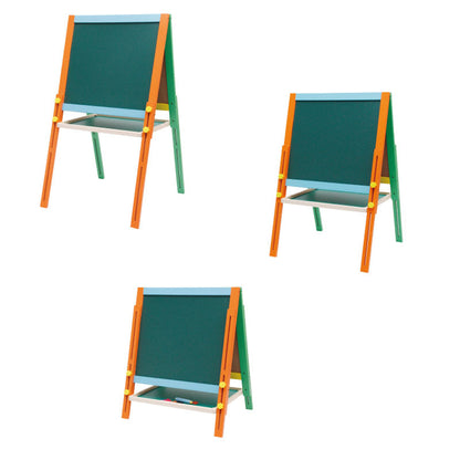 Children's Wooden Magnetic Double-sided Color Drawing Board