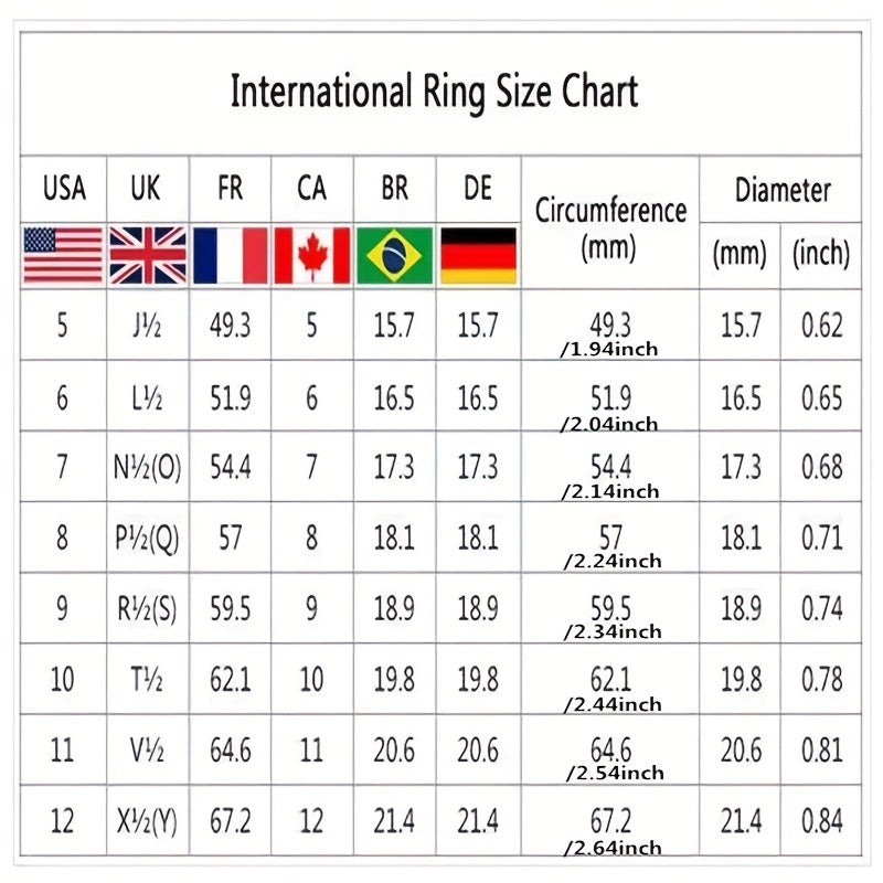 Men's Fashion Ring Birthstone Engagement Wedding Band Anniversary Christmas Gifts for Men Boyfriend Ring Jewelry US Size 6-13#