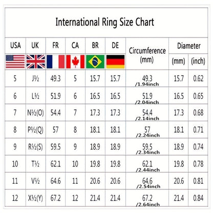 Men's Fashion Ring Birthstone Engagement Wedding Band Anniversary Christmas Gifts for Men Boyfriend Ring Jewelry US Size 6-13#