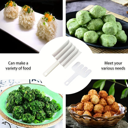 1/2pcs Meatball Maker, Kitchen Tool Accessories, Triple Meatball Machine, Creative Filling Meatball Mold, Kitchen Stuff Kitchen Accessories Baking Supplies Halloween Christmas Party Favors