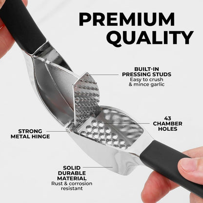Non-slip Handle Manual Garlic Garlic Pressing Crushing Garlic Clip