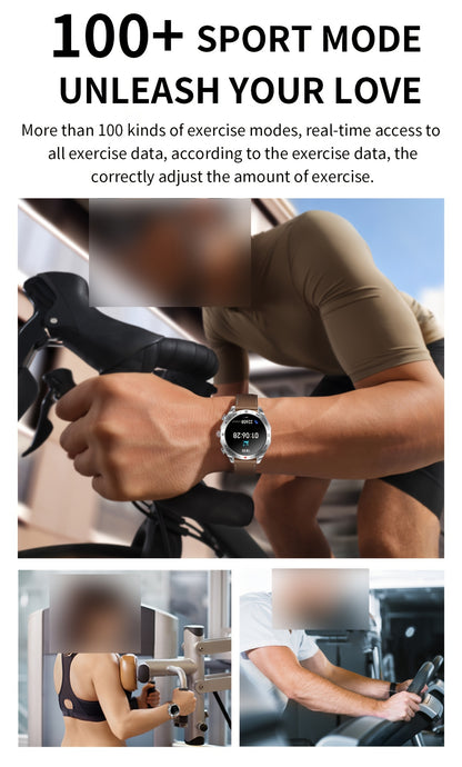 2025 New Men's 1.52-in-1 SmartWatch, Sports Device with TWS Earphones, Wireless Call, Outdoor Exercise SmartWatch, 400mAh Battery, Sleeping Men SmartWatch