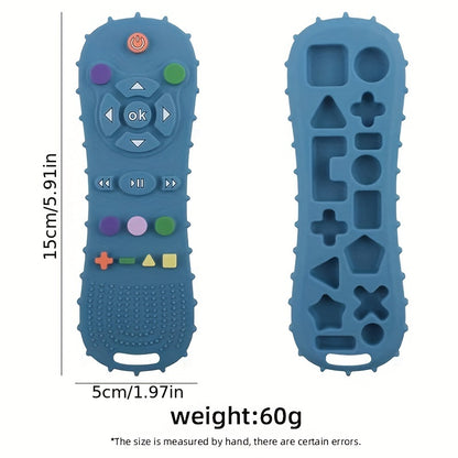 Silicone Baby Teether Toys, Teething Toys For Babies 6-12 Months, Remote Control Shape Infant Toddlers Baby Chew Toys