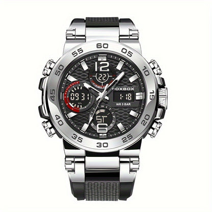 New Watches For Women, Clock Alarm LCD Dual Display Wristwatch Quartz Military Sports Women Watch for Women & Men