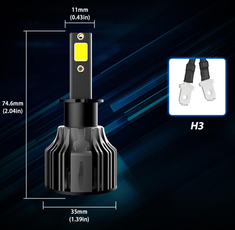 Car LED Headlight Bulbs 6000K Auto Headlamp Kit