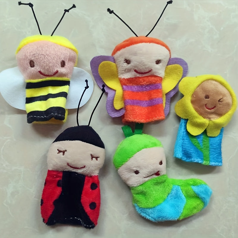 10pcs Mini Animal Finger Puppets Set, Small Cartoon Animal Finger Toys, Educational Family Time Story Time Toys, Party Favors For Shows, Playtime, Schools easter gift