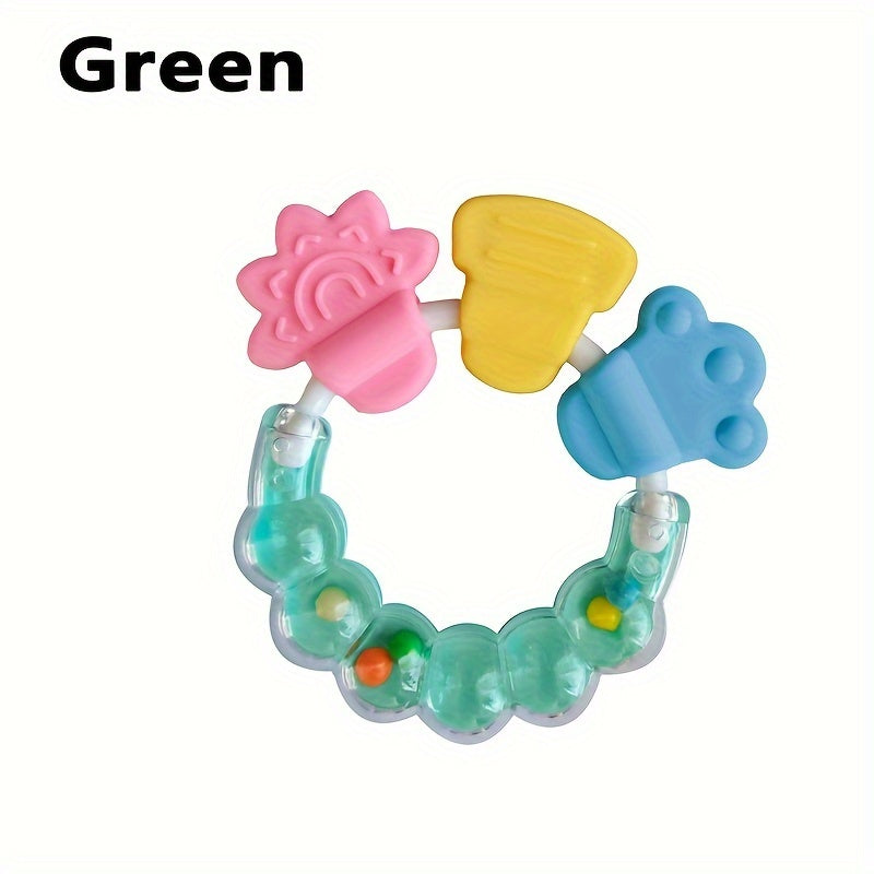 Baby Rattle Teether Hand-held Teething Toy, Christmas, Thanksgiving Day, Halloween Gift