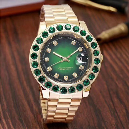 Stainless steel quartz watch