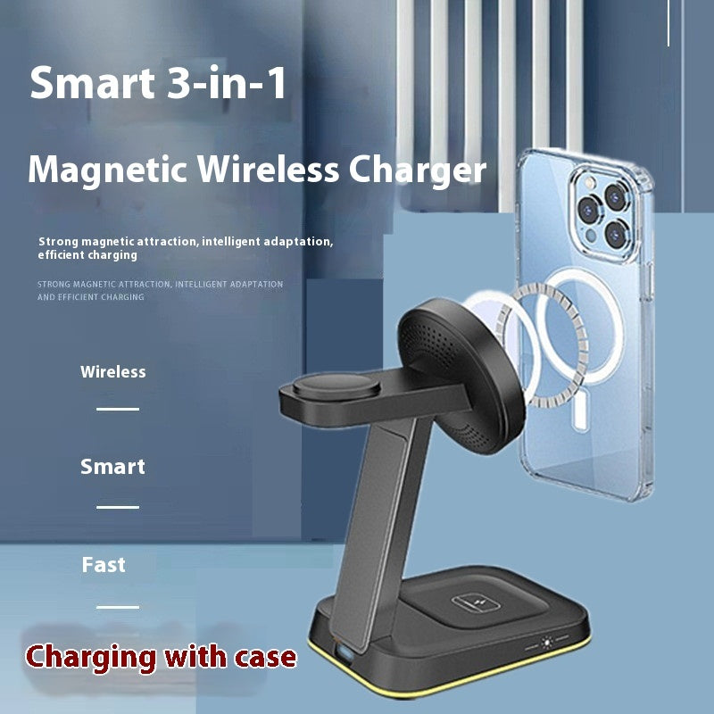 Magnetic Wireless Charger Mobile Desktop Stand