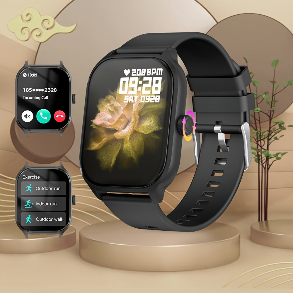 Teen Smartwatch, 2.01 Full Touch Screen (Reject/Answer), Fitness Tracking Watch, Sport Mode Support, Pedometer, Distance, Large Capacity 230mAh, 100 + Sport Mode Wireless Calls, Smart Watch For Android IPhone