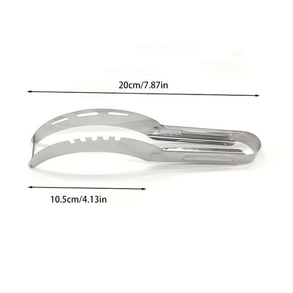 1pc, Cutting Watermelon Block Slicer Cutter, Watermelon Fruit Splitter, Stainless Steel Cutting Watermelon Tool, Kitchen Gadgets, Kitchen Supplies, Kitchen Tools
