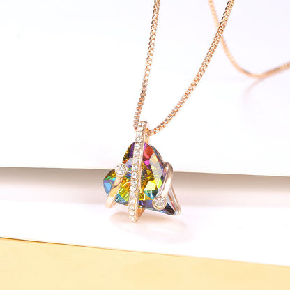 Aurora Love Necklace Niche Design Fashion