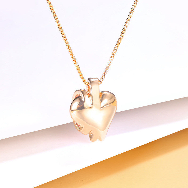Aurora Love Necklace Niche Design Fashion