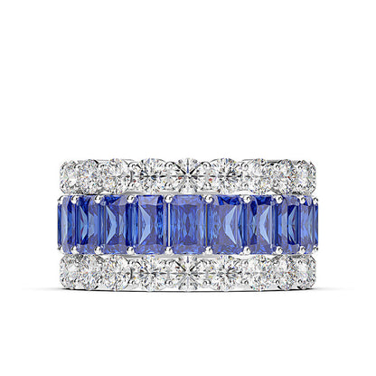 Temperament micro-set diamond ring