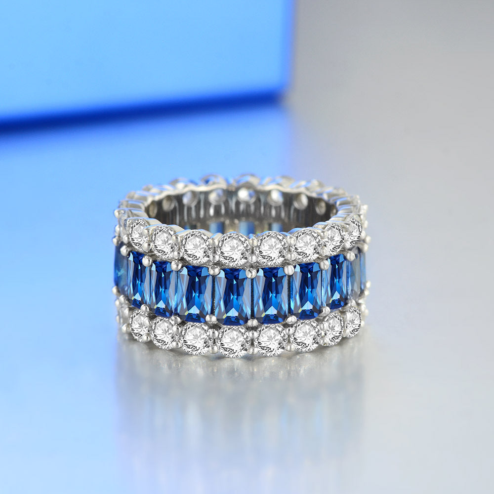 Temperament micro-set diamond ring