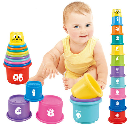 Puzzle And Fun Bear Blocks Stacking Cups
