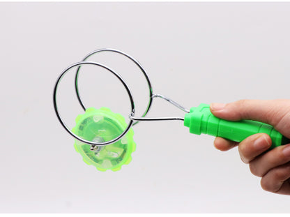 Colorful Luminous Gyro Magnetic Spinning Top Rotating Gyroscope LED Light Gyro Wheel Magic Spinning Yo-Yo Ball Kids Gift Toy