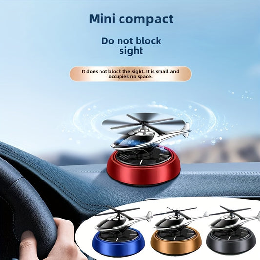 Car Perfume Diffuser Solar Aromatherapy Dashboard Helicopter Decoration Air Freshener Deodorant Car Accessories Gift