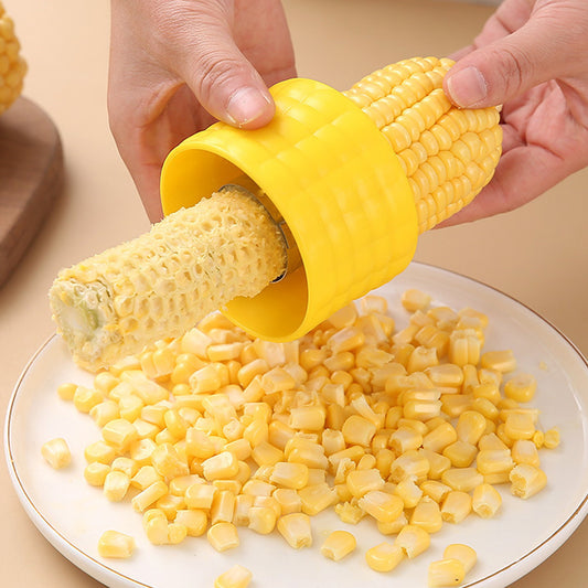 1pc, Corn Stripper, Plastic Corn Cob Stripper, Household Corn Peeler, Reusable Corn Thresher, Creative Corn Stripper, Multifunctional Peeler For Kitchen, Corn Cobber Tools, Vegetable Peeler, Kitchen Stuff, Kitchen Gadgets