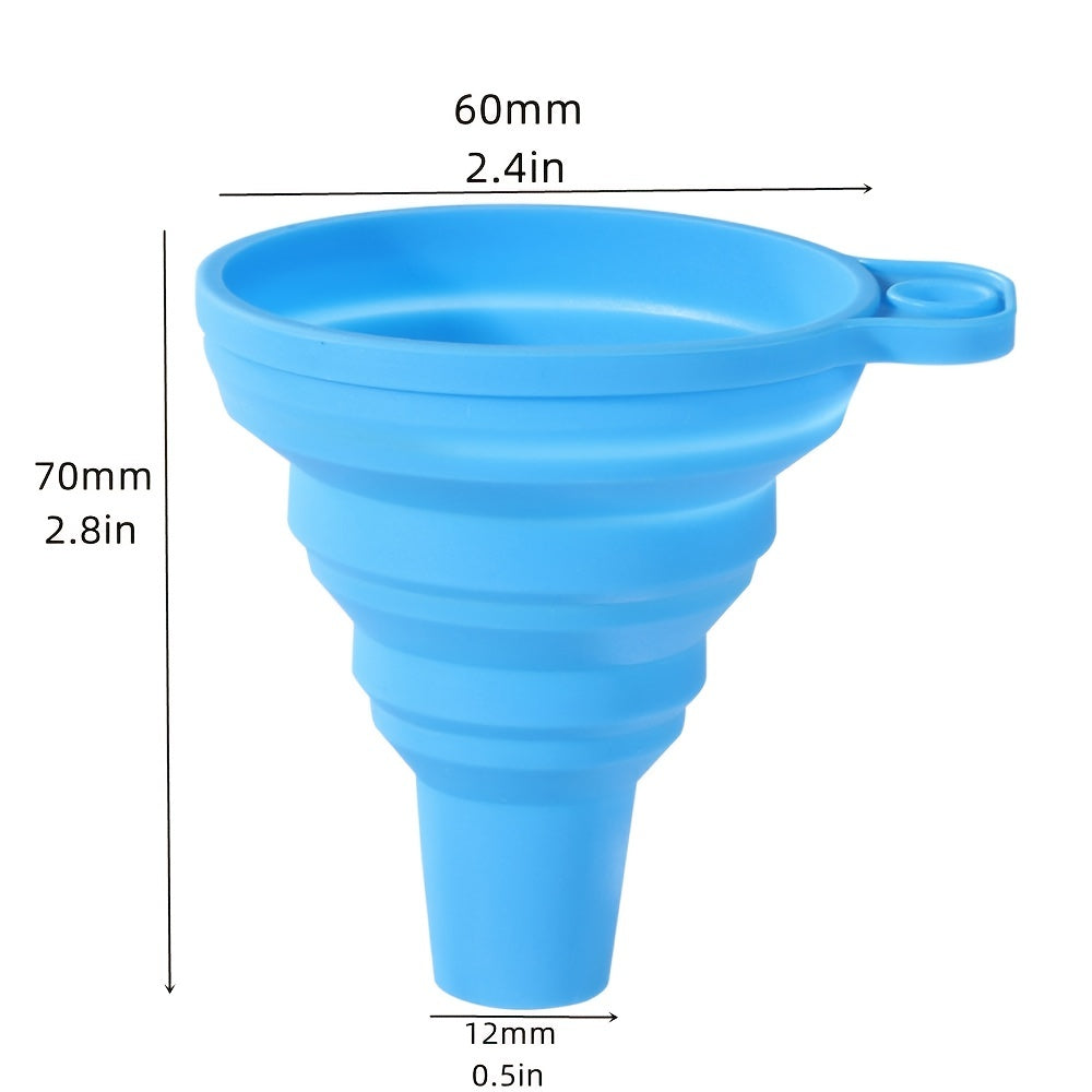 1pc, Collapsible Funnel Foldable Funnels For Water Bottle Liquid Transfer, Kitchen Gadgets, Kitchen Accessories
