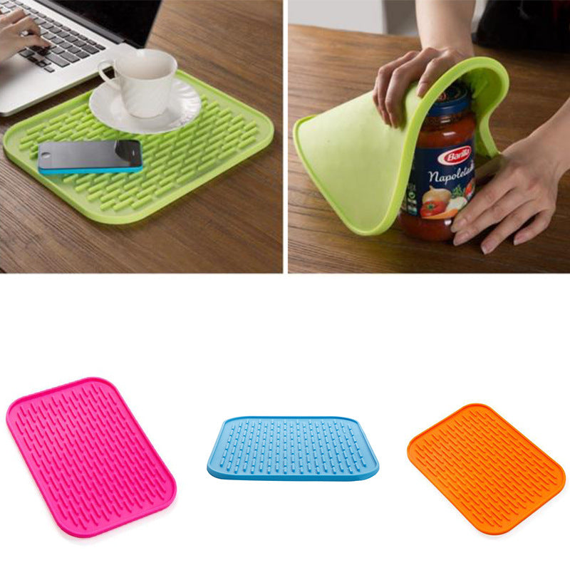 1/3pcs, Pot Mat, Placemat, Silicone Placemat, Cup Mat, Creative Coffee Mat, Heat Resistant Mat For Countertops Tables, Plate Mat, Heat Insulation Pot Mat, Coaster, Table Mat For Decoration, Hot Pads For Kitchen, Kitchen Decor