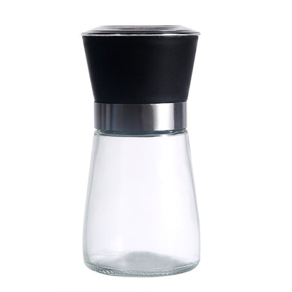 Stainless Steel Manual Mill Pepper/Salt/Spices Grinder Kitchen Supply Spices Glass Storage Container Kitchen Gadget, For Restaurant Commercial Use Eid Al-Adha Mubarak