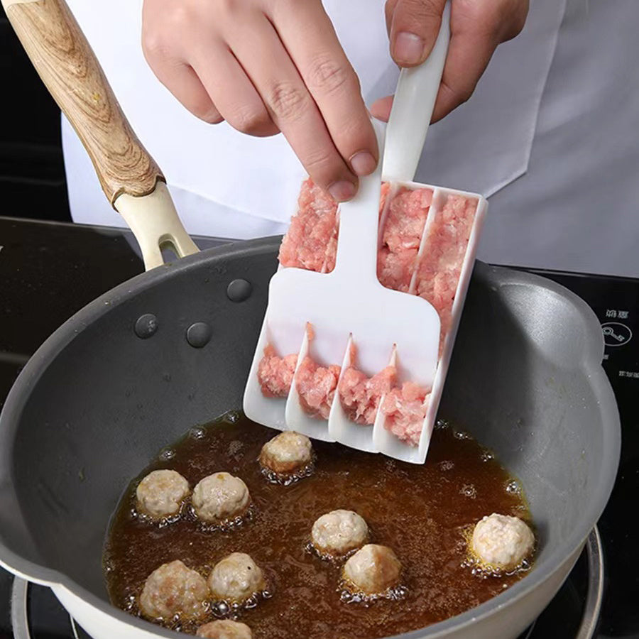 1/2pcs Meatball Maker, Kitchen Tool Accessories, Triple Meatball Machine, Creative Filling Meatball Mold, Kitchen Stuff Kitchen Accessories Baking Supplies Halloween Christmas Party Favors