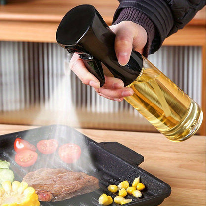 1pc, 300ml Oil Spray Bottle Kitchen Cooking Olive Oil Dispenser Camping BBQ Baking Vinegar Soy Sauce Sprayer Containers, Oil Dispenser Bottle Sprayer For Kitchen, Air Fryer, Salad, Baking, Grilling, Frying