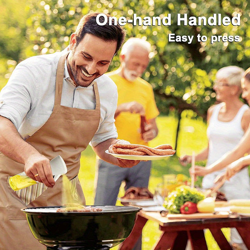 1pc, 300ml Oil Spray Bottle Kitchen Cooking Olive Oil Dispenser Camping BBQ Baking Vinegar Soy Sauce Sprayer Containers, Oil Dispenser Bottle Sprayer For Kitchen, Air Fryer, Salad, Baking, Grilling, Frying