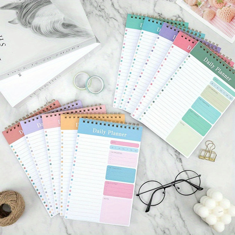 1 Pack, To Do List Notepad Daily To Do List Notebook 12.7cm X 20.32cm Daily Planner 30 Sheets For Work Academic Planner, Fitness Journal Workout Planner Notepad, School Supplies, Back To School, Notebook, Libretas, Notebooks