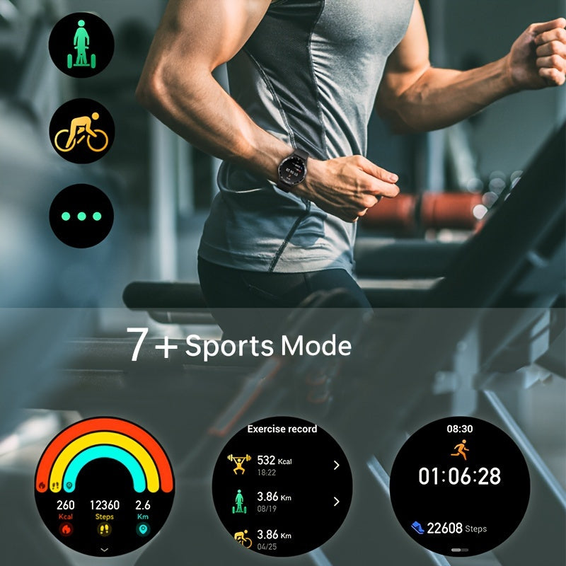 2-in-1 Smartwatch With Headphones, TWS Wireless Headphones, NFC, Sports Music, Full Touch High-definition Screen Fitness Tracker, Sports Watch, Built-in Headphones