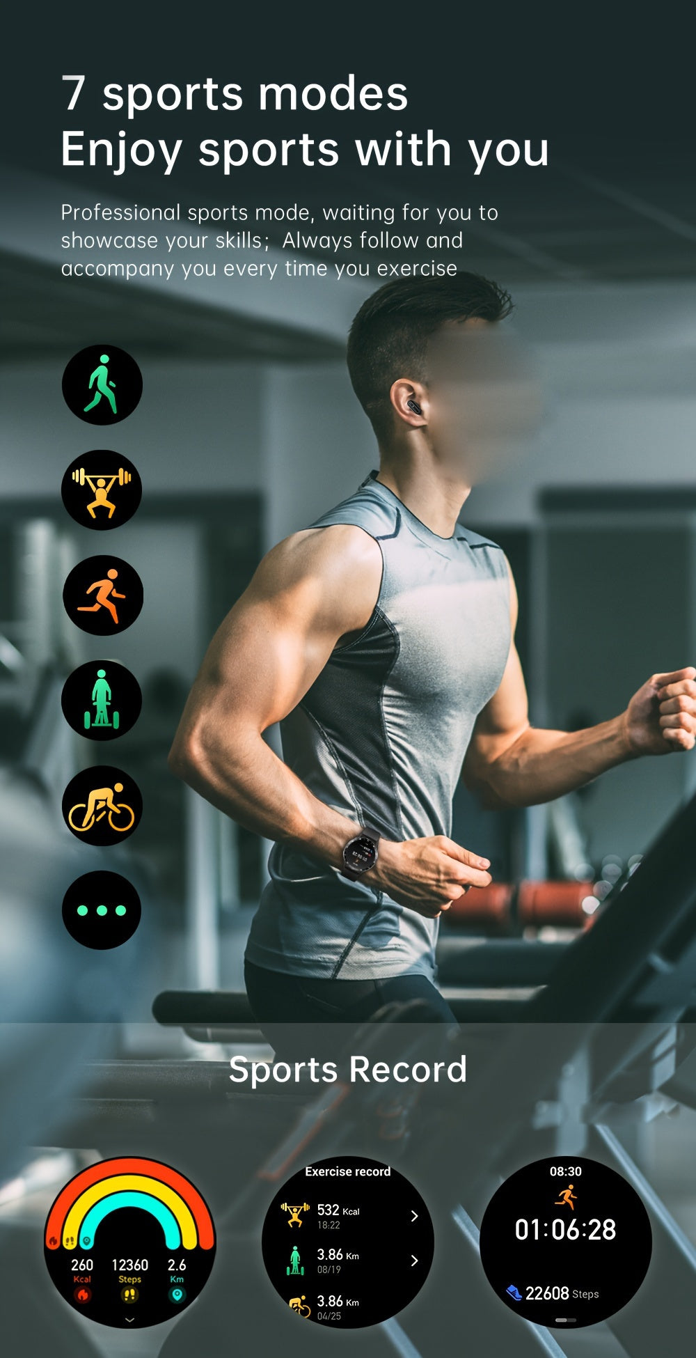 2-in-1 Smartwatch With Headphones, TWS Wireless Headphones, NFC, Sports Music, Full Touch High-definition Screen Fitness Tracker, Sports Watch, Built-in Headphones