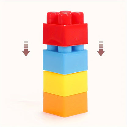 100pcs Variety Large Building Blocks, Assembly Set, Educational Plastic Toys, Splicing DIY Building Blocks