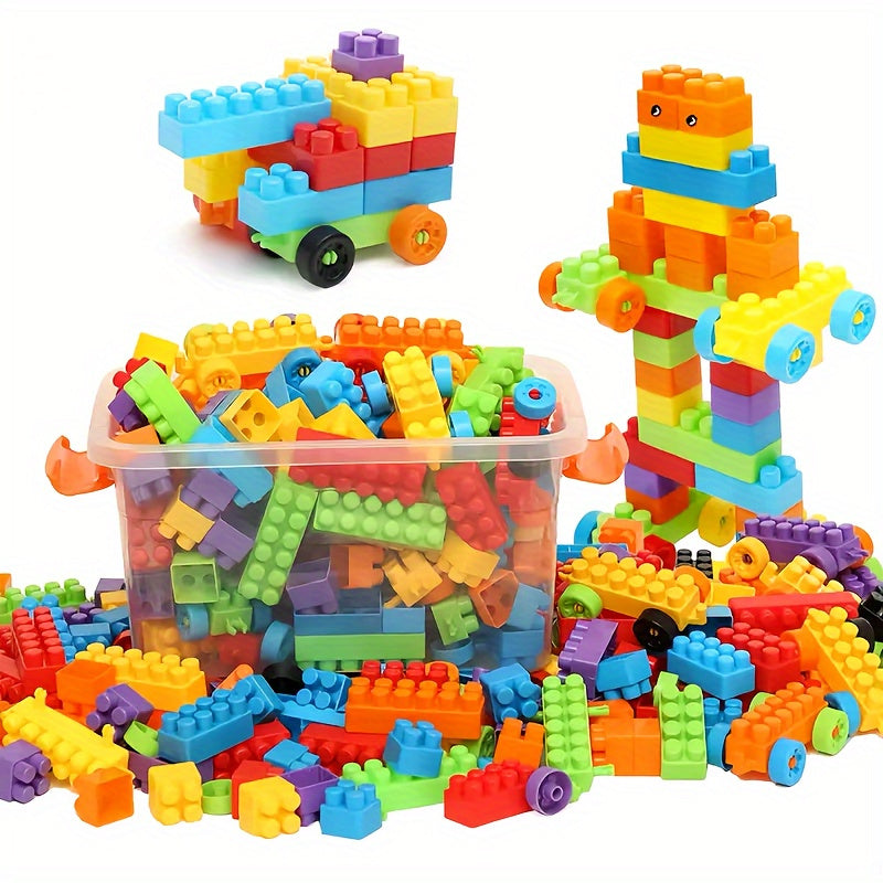 100pcs Variety Large Building Blocks, Assembly Set, Educational Plastic Toys, Splicing DIY Building Blocks