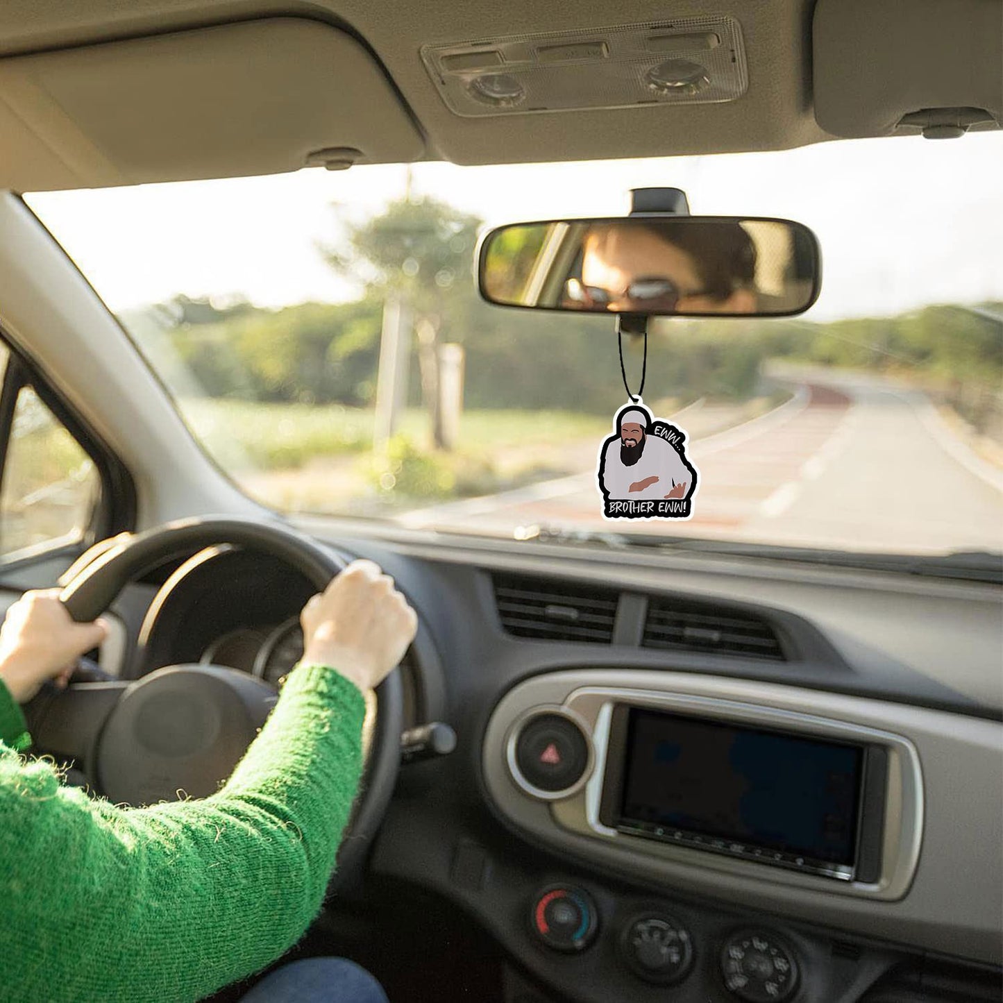 Eww Brother Brother Car Aromatherapy Tablets, Wardrobe Air Fresheners, Perfumes, Rearview Mirror Hanging Decorations, Car Accessories Interior Pendants