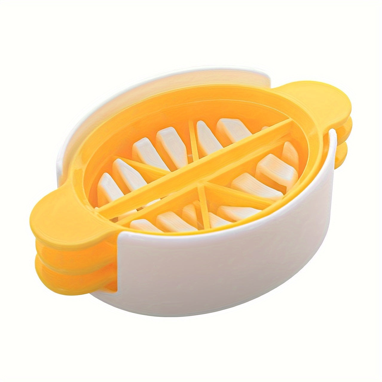 1pc, 3in1, Egg Slicer, Hard Boiled Eggs Slicers, Egg Cutter, Creative Egg Slicer, Kitchen Egg Cutter, Food Slicers, Fruit Slicers, Household Plastic Egg Slicers, Kitchen Tools, Kitchen Supplies, Kitchen Gadgets, Cheapest Item