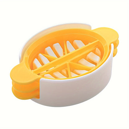 1pc, 3in1, Egg Slicer, Hard Boiled Eggs Slicers, Egg Cutter, Creative Egg Slicer, Kitchen Egg Cutter, Food Slicers, Fruit Slicers, Household Plastic Egg Slicers, Kitchen Tools, Kitchen Supplies, Kitchen Gadgets, Cheapest Item