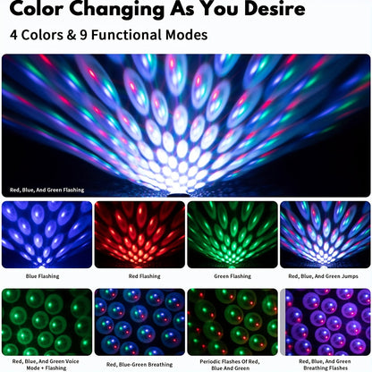 Create A Magical, Romantic Atmosphere With This USB Car Music Rhythm Projector LED Lamp!