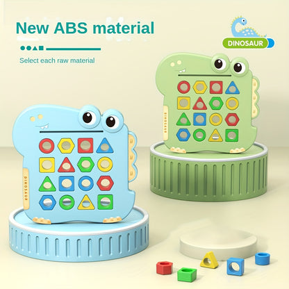 Montessori Toys For Toddlers 1, 2, 3 Year Old, Dinosaur Shape Learning Puzzles For Baby 12-18-24 Months, Early Educational Toys, Perfect Christmas Birthday Gifts For Boys & Girls Age 1-3 easter gift